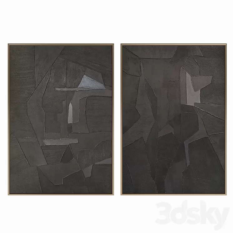 Minimalist Abstract Painting ?4 3dskymodel
