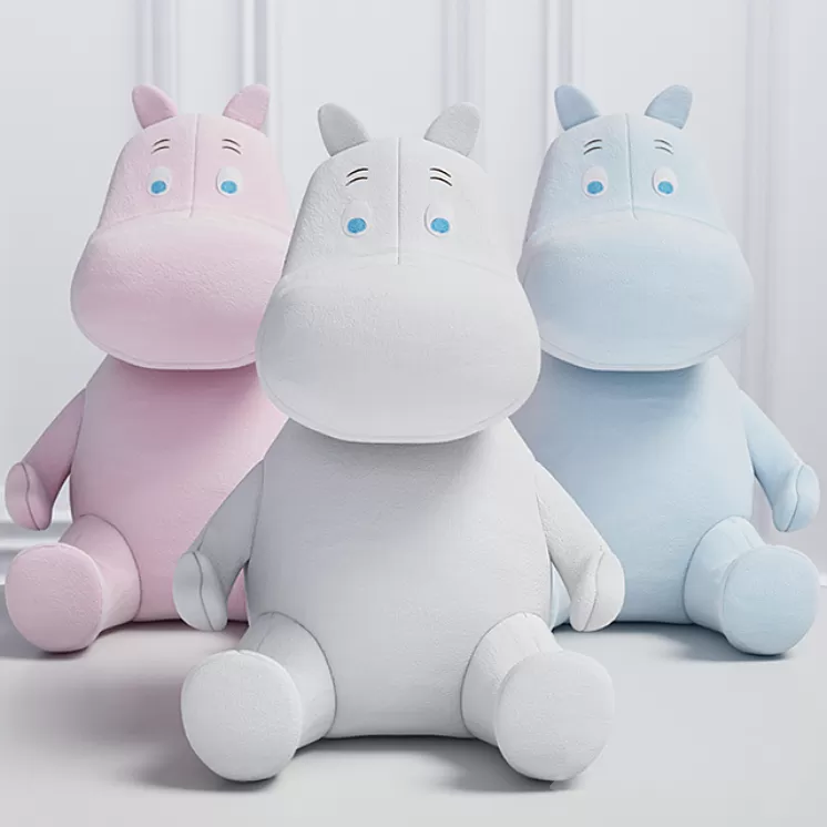 Moomintroll and Snork two 3dskymodel