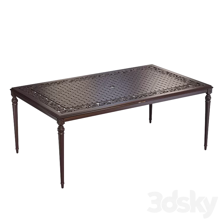 OM Espira rectangular table 3dskymodel