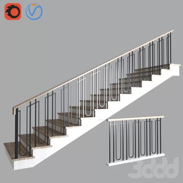 OTHER MODELS – STAIRCASE – 3D MODELS – 3DS MAX – FREE DOWNLOAD – 16075