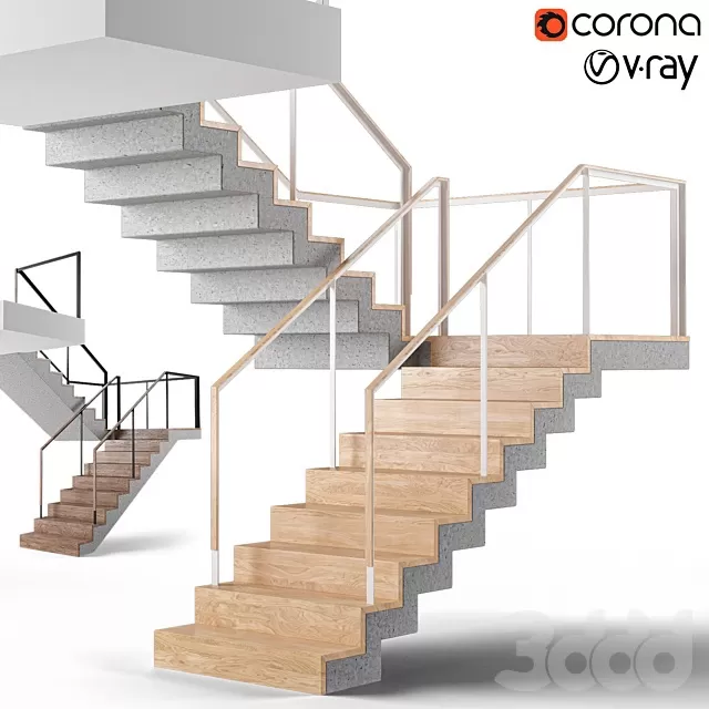 OTHER MODELS – STAIRCASE – 3D MODELS – 3DS MAX – FREE DOWNLOAD – 16101