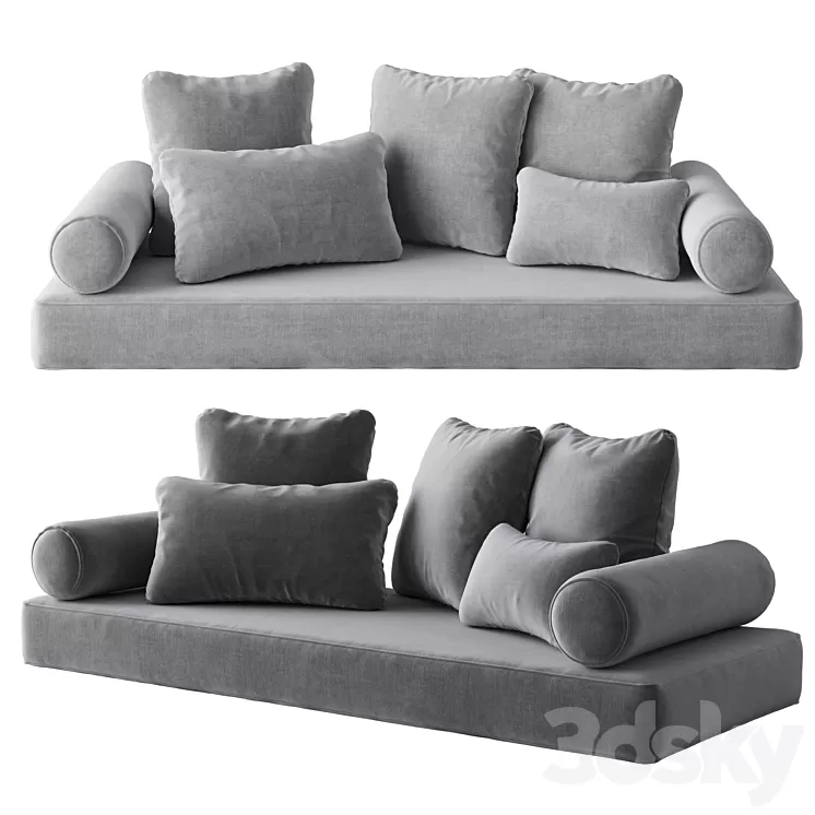 Pillow set \ Decorative pillows 3dskymodel