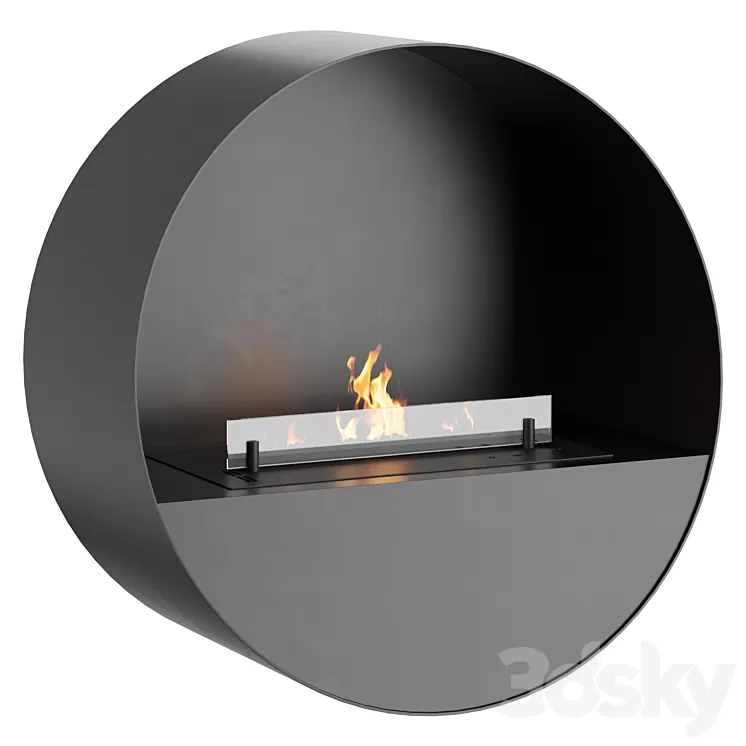 Planika BUBBLE WALL & FLOOR | Fireplace 3dskymodel