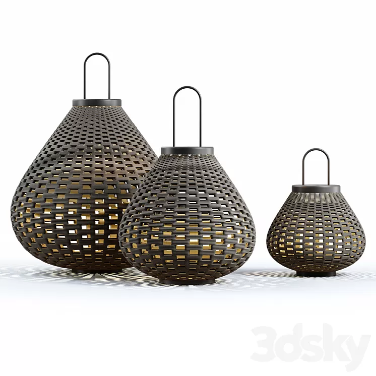 Poltrona Frau – Sparkler Lanterns by Kensaku Oshiro 3dskymodel