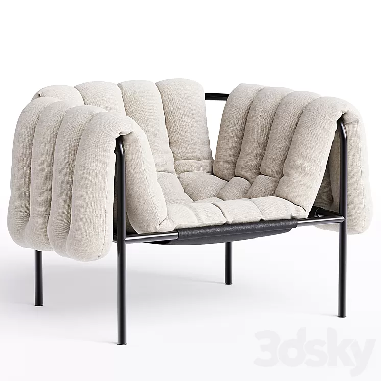 Puffy lounge chair 3dskymodel