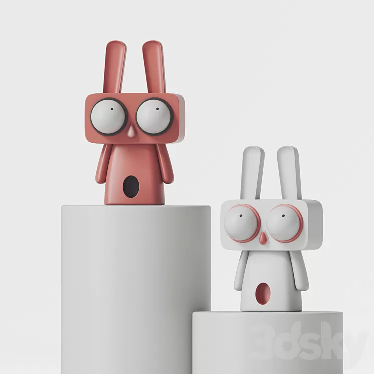 rabbit sculpture 3dskymodel