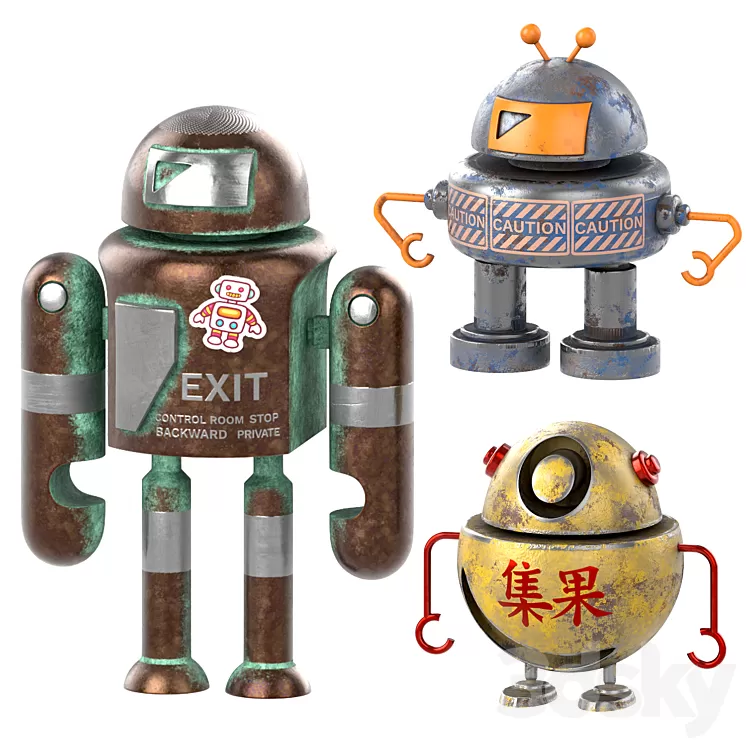 robot collection vol 06 3dskymodel