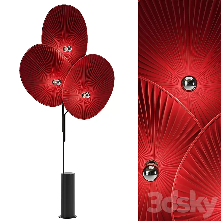 Roche Bobois – Unfold Floor Lamp in 3 colors 3dskymodel