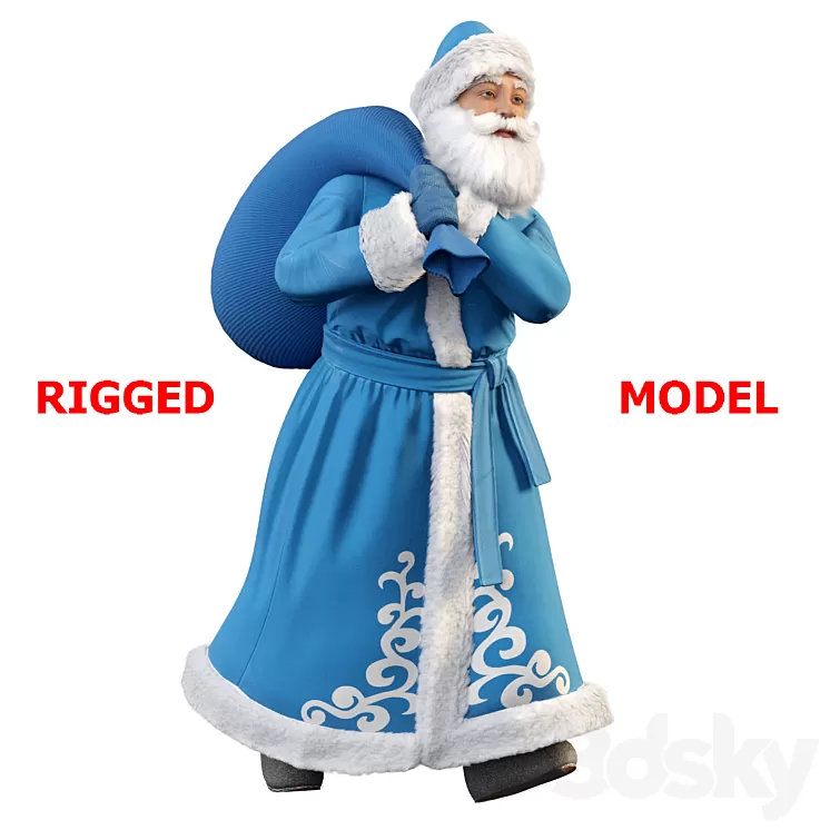 Santa Claus 3dskymodel