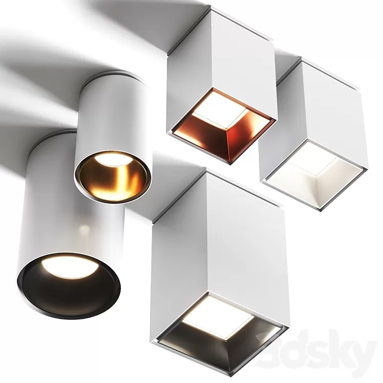 Sasso by Xal Ceiling Lamp 3dskymodel