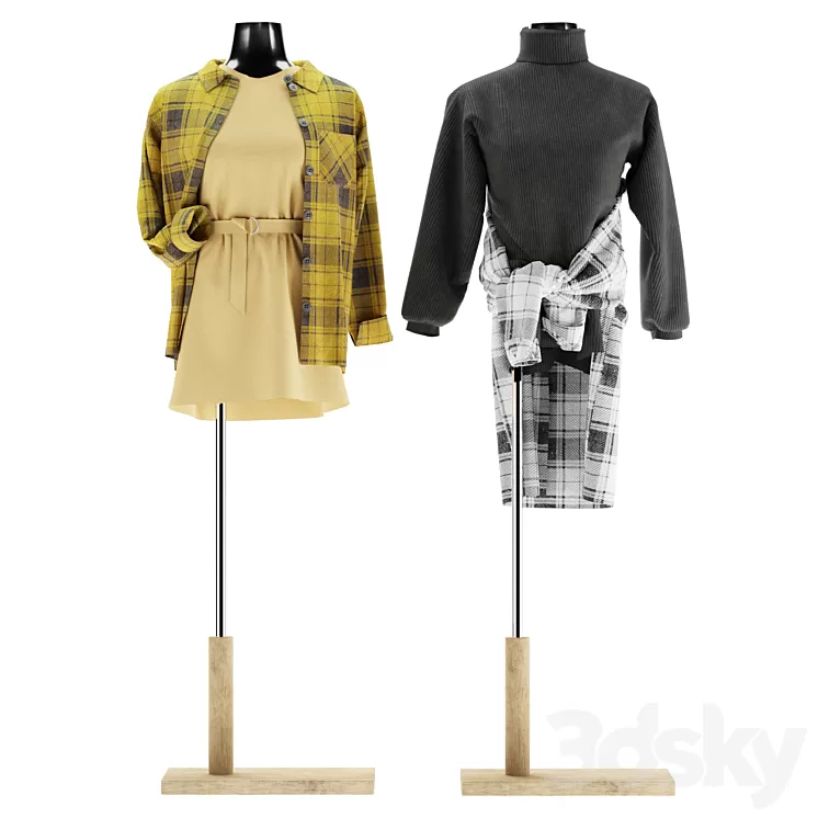 Set Of Clothes Vol 030 3dskymodel