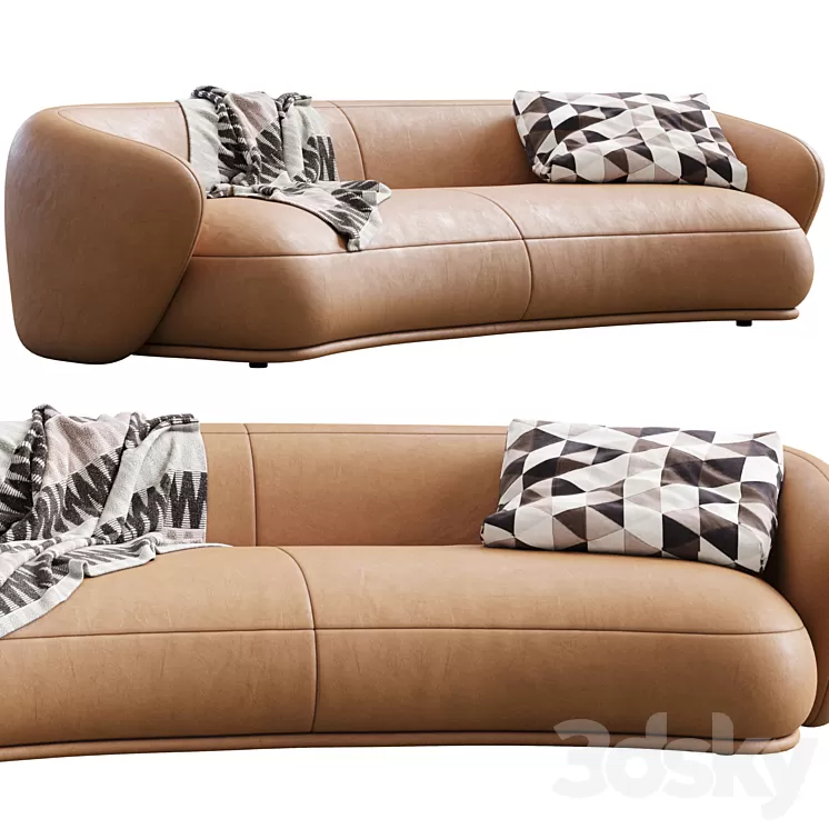 Sofa Rene By Meridiani 3dskymodel