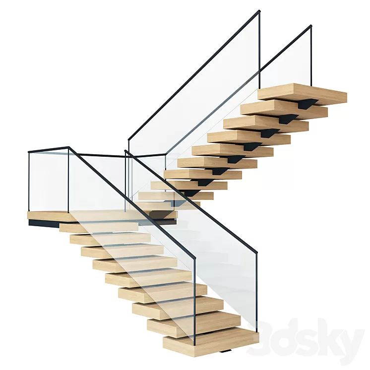Staircase 003 3dskymodel