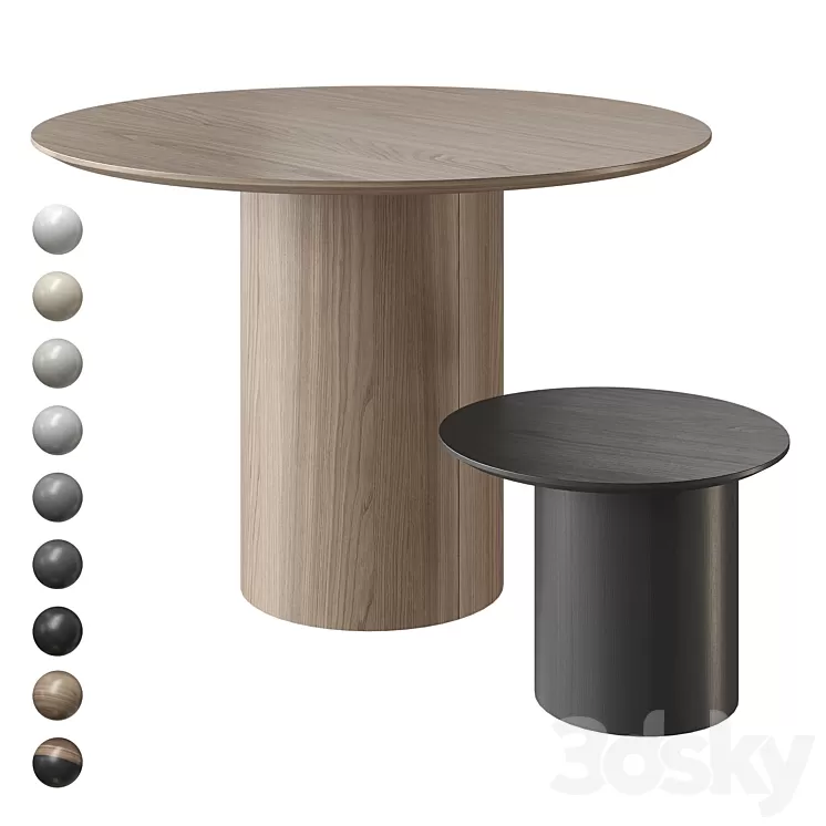 Table Ellipse Type 9 colors 3dskymodel