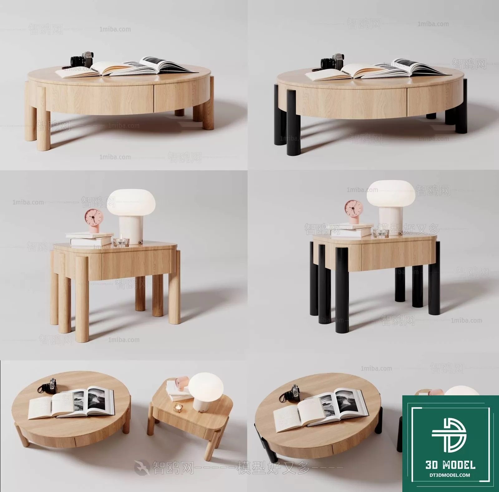TEA TABLE – SOFA TABLE – 3D MODELS – 107