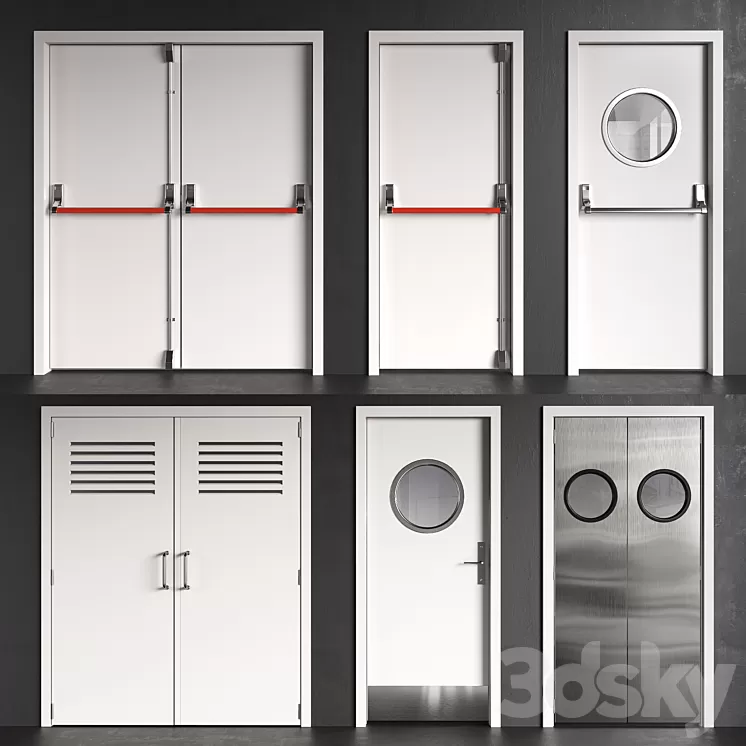 Technical Doors 3dskymodel