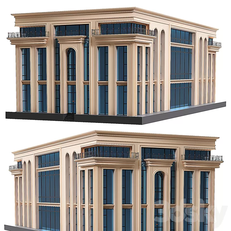 Threes tory office 5 3dskymodel