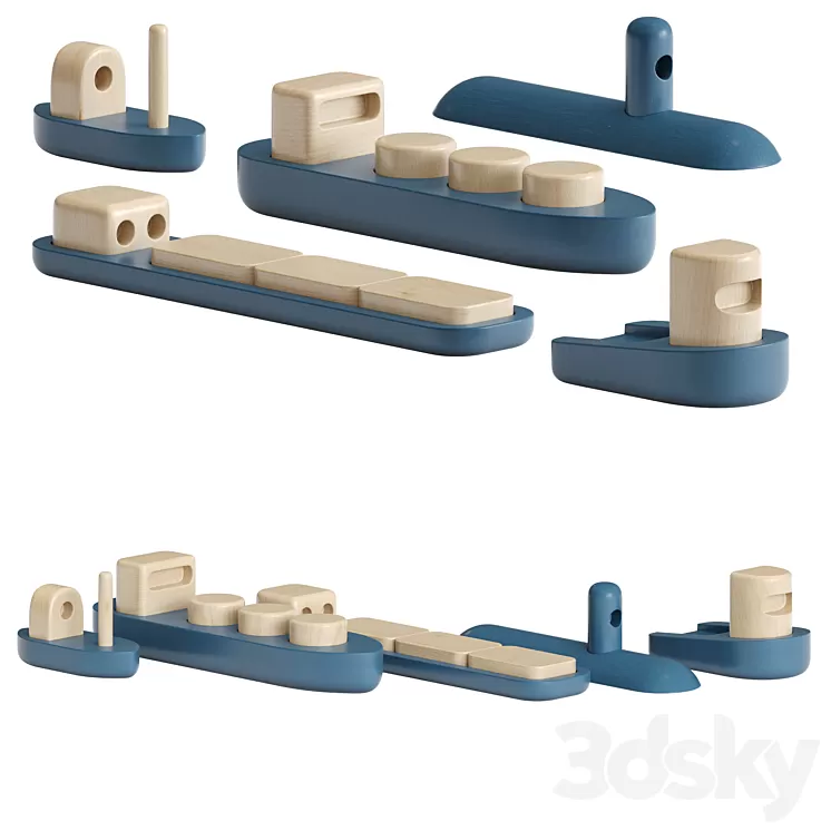 Toys Permafrost Shipping Complete Set 3dskymodel