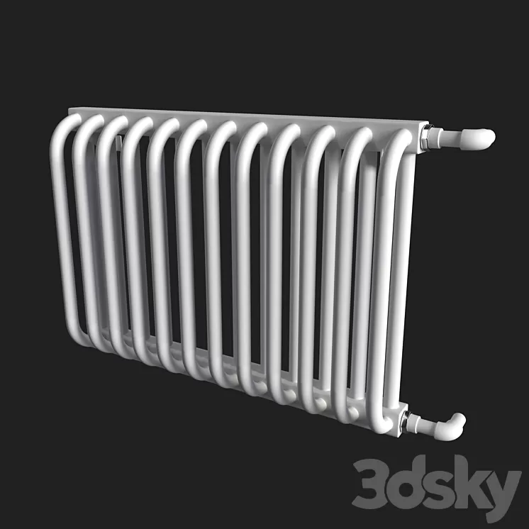 Tubular radiator KZTO RS?-2 3dskymodel