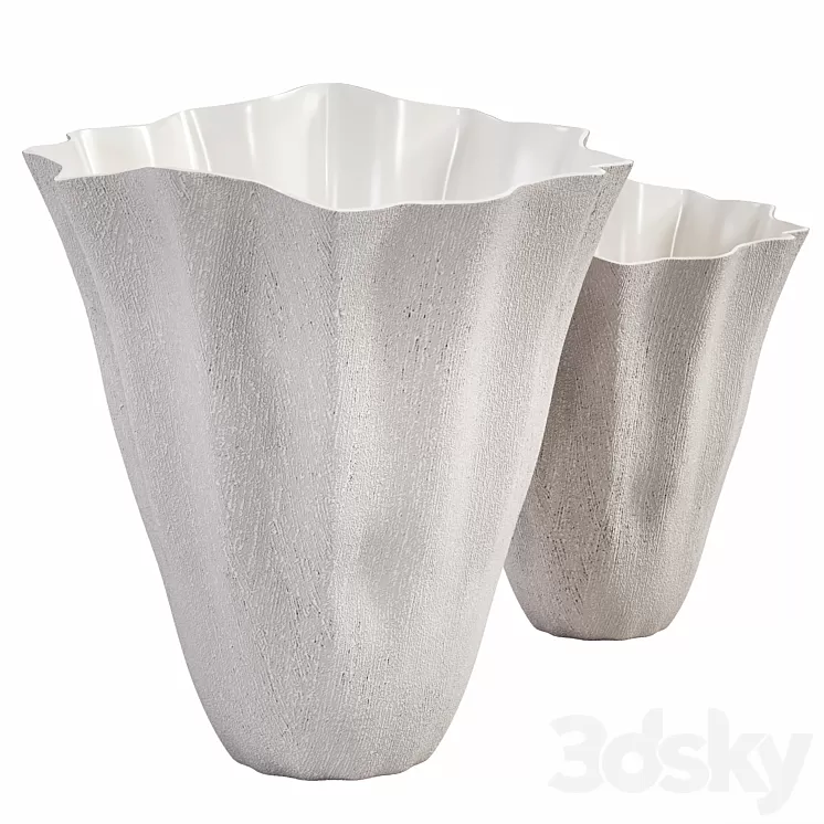 Vase Seashell decor 3dskymodel