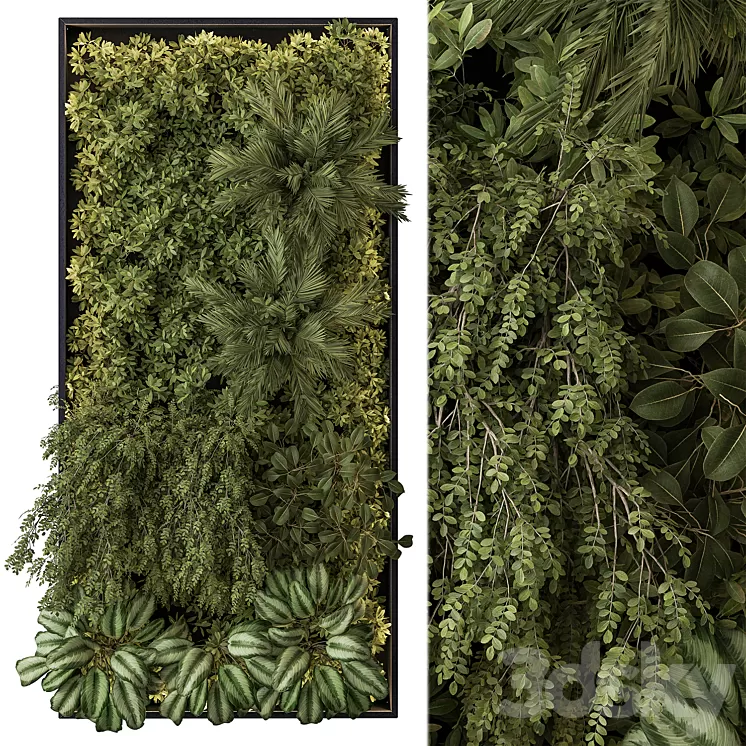 Vertical Garden – Wall Decor 59 3dskymodel