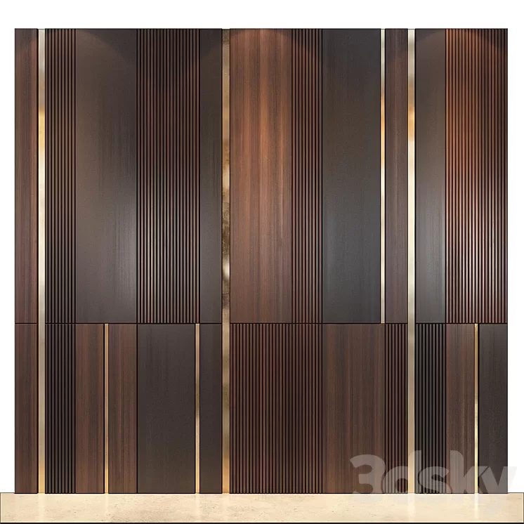 wall panels | set 115 3dskymodel