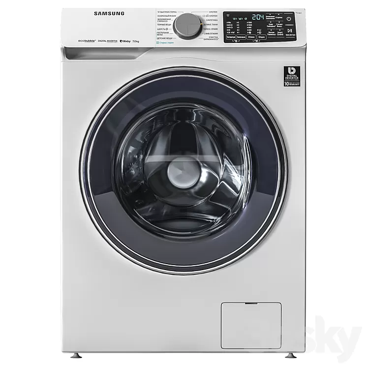 Washing machine Samsung 7KG 3dskymodel