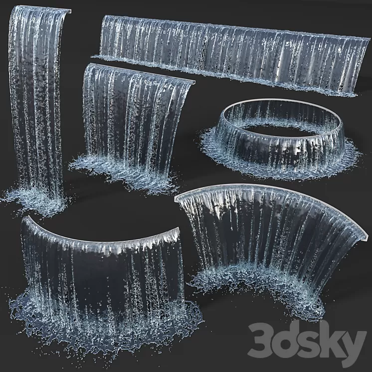 Water Collection 5 3dskymodel