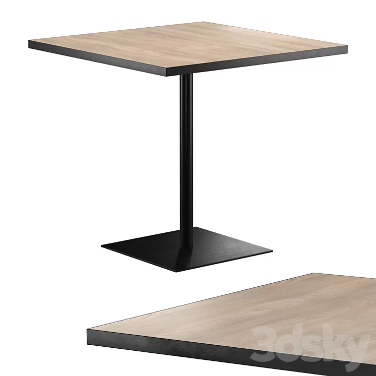 WIDE Square table 3dskymodel