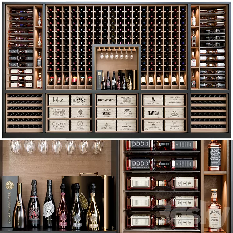 wine cellar 02 3dskymodel