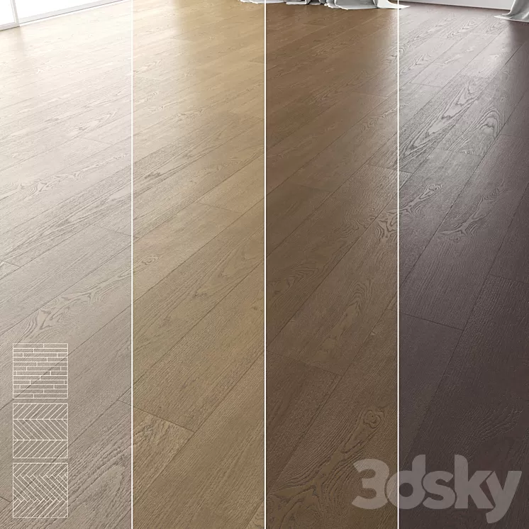 Wood Floor Set 17 3dskymodel