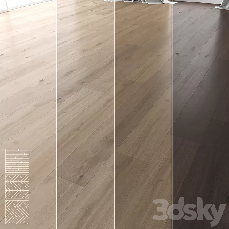 Wood Floor Set 21 3dskymodel