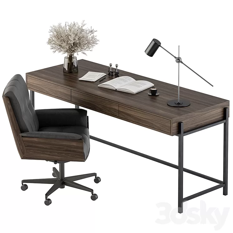 Writing Table – Office Furniture 422 3dskymodel